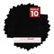 Black with Black Core 27x40 Uncut Mat Board - Blank Sheets, No Opening